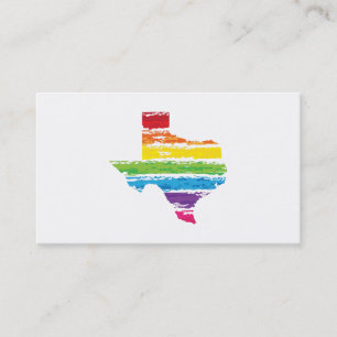 Texas Farbstriche Visitenkarte