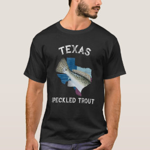 Texas Feckling Foreut Lone Star State Flag Fishing T-Shirt