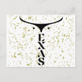 TEXAS FEIERTAGSPOSTKARTE (Vorderseite)