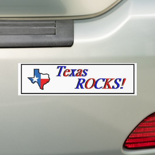 Texas-Felsen! Autoaufkleber (Auf Auto)