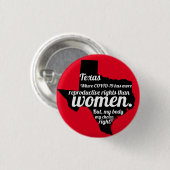Texas Feminist Virus Custom Button (Vorne & Hinten)