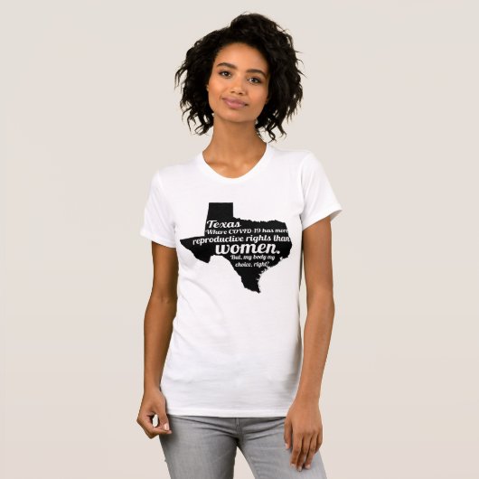 Texas Feminist Virus Custom T-Shirt (Vorne ganz)
