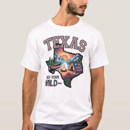 Texas: Finde deine wilde Vintage-Outdoor-Abenteuer T-Shirt