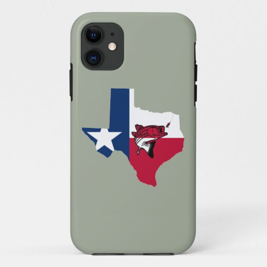 Texas Fishing Case-Mate iPhone Hülle (Rückseite)