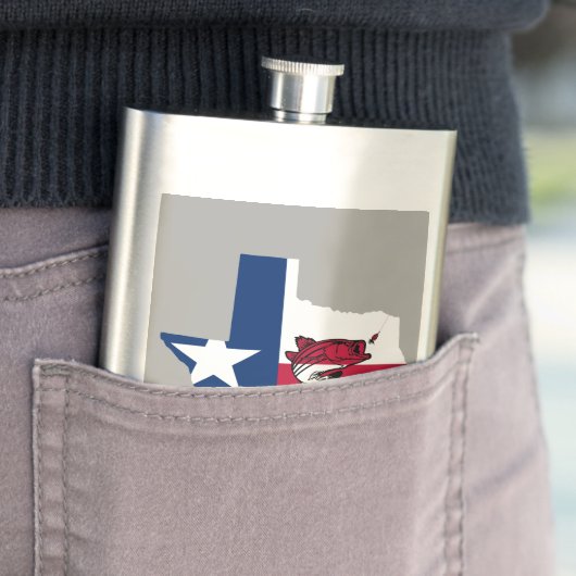 Texas Fishing Flachmann (Beispiel)