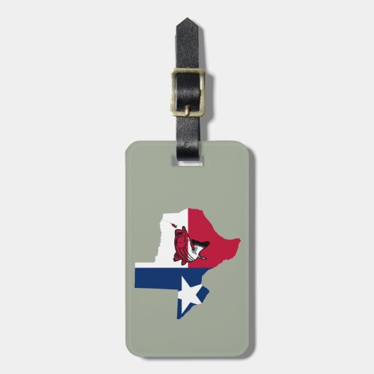 Texas Fishing Gepäckanhänger (Vorderseite vertikal)