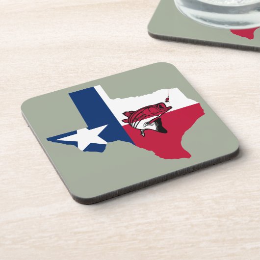 Texas Fishing Getränkeuntersetzer (Linke Seite)