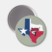 Texas Fishing Magnet (Vorderseite/Rückseite)