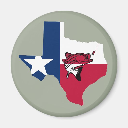 Texas Fishing Magnet (Vorne)