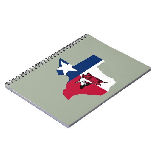 Texas Fishing Notizblock (Linke Seite)