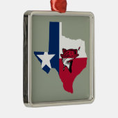 Texas Fishing Ornament Aus Metall (Rechts)