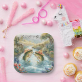 Texas Fishing Wedding  Pappteller (Party)