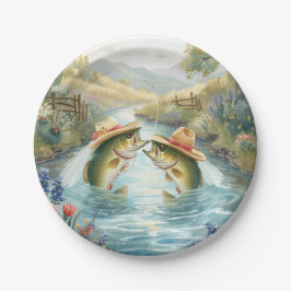 Texas Fishing Wedding  Pappteller