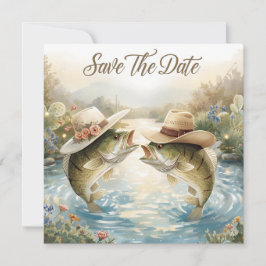 Texas Fishing Wedding Save the Date