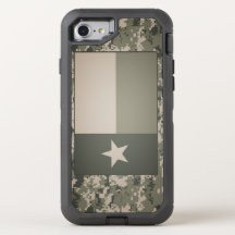Texas Flag auf Digital Camouflage iPhone Case