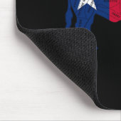 Texas Flag Bbq Rindfleisch Metzger Schnitte Rbecue Mousepad (Ecke)