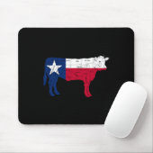 Texas Flag Bbq Rindfleisch Metzger Schnitte Rbecue Mousepad (Mit Mouse)