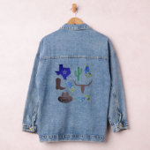 Texas Flag Bluebonnets Blume Jeansjacke (Hangar)