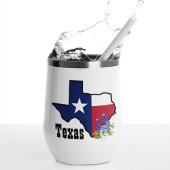 Texas Flag & Blume Bluebonnet mit Individuelle Nam