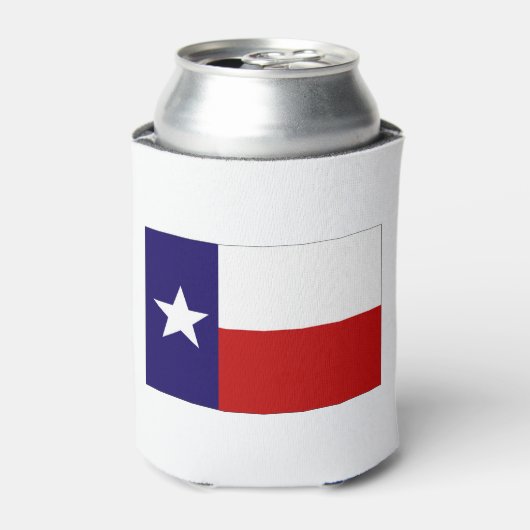 Texas Flag Can Cooler Dosenkühler (Kanne Vorderseite)