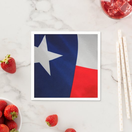 Texas Flag Cocktail Napkins Serviette (Beispiel)