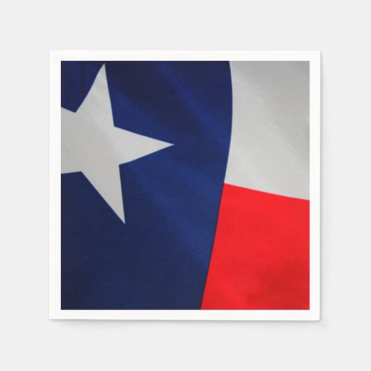 Texas Flag Cocktail Napkins Serviette (Vorderseite)