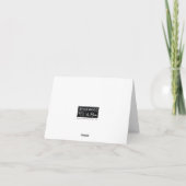 Texas Flag Country Season's Greetings Card Karte (Rückseite)