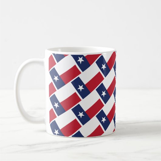 TEXAS FLAG Custom Scripting BLESSED Texan Kaffeetasse (Links)