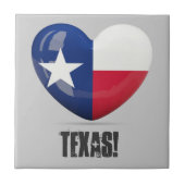 Texas Flag Cutout Fliese (Vorderseite)