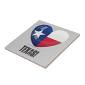 Texas Flag Cutout Fliese (Seite)