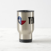 Texas Flag Cutout Reisebecher (Mittel)