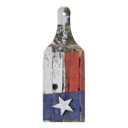 Texas Flag Cutting and Serving Board Schneidebrett (Vorderseite)