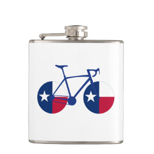 Texas Flag Cycling Flachmann