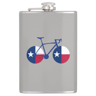 Texas Flag Cycling Flachmann