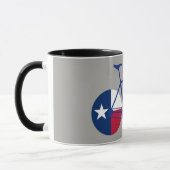 Texas Flag Cycling Tasse (Links)
