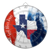 Texas Flag Dart Board Dartscheibe (vorne)