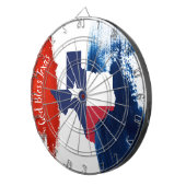 Texas Flag Dart Board Dartscheibe (Vorderseite rechts)