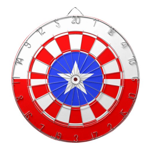 Texas flag dartboard dartscheibe (vorne)