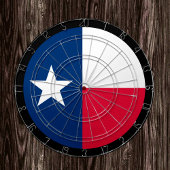 Texas Flag Dartboard & Texas / USA Spielbrett Dartscheibe