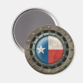 Texas-Flag-Disk für Industriestahl Graphic Magnet (Vorderseite/Rückseite)