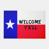 Texas Flag Doormat Fußmatte (Vorderseite)