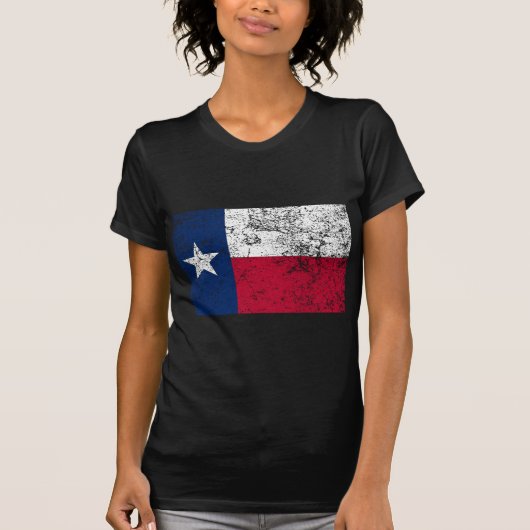 Texas-Flag erschüttert T-Shirt (Vorderseite)