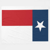 TEXAS FLAG FLEECEDECKE (Vorderseite (Horizontal))