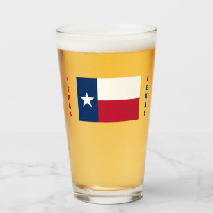 TEXAS FLAG GLAS
