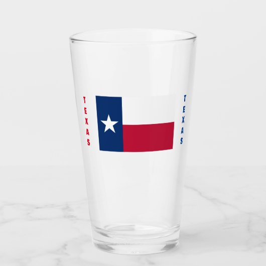 TEXAS FLAG GLAS (Vorderseite)