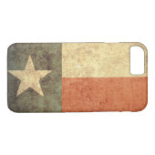 Texas Flag - Grunge Case-Mate iPhone Hülle (Rückseite (Horizontal))