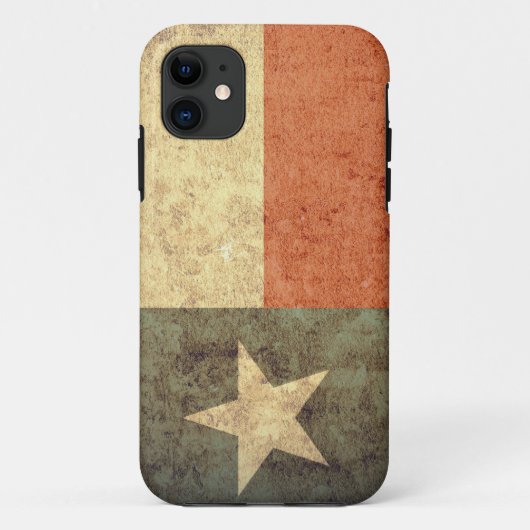 Texas Flag - Grunge Case-Mate iPhone Hülle (Rückseite)