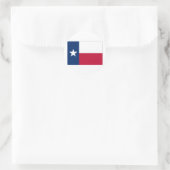 Texas FLAG International Runder Aufkleber (Tasche)