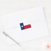 Texas FLAG International Runder Aufkleber (Umschlag)