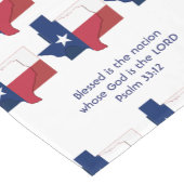 TEXAS-Flag-Karte Benutzerdefiniertes Skript Kurzer Tischläufer (Ecke)